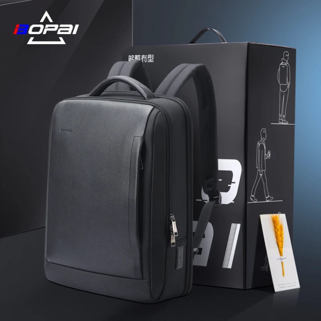 Bopai luxury cowhide backpack 61.91