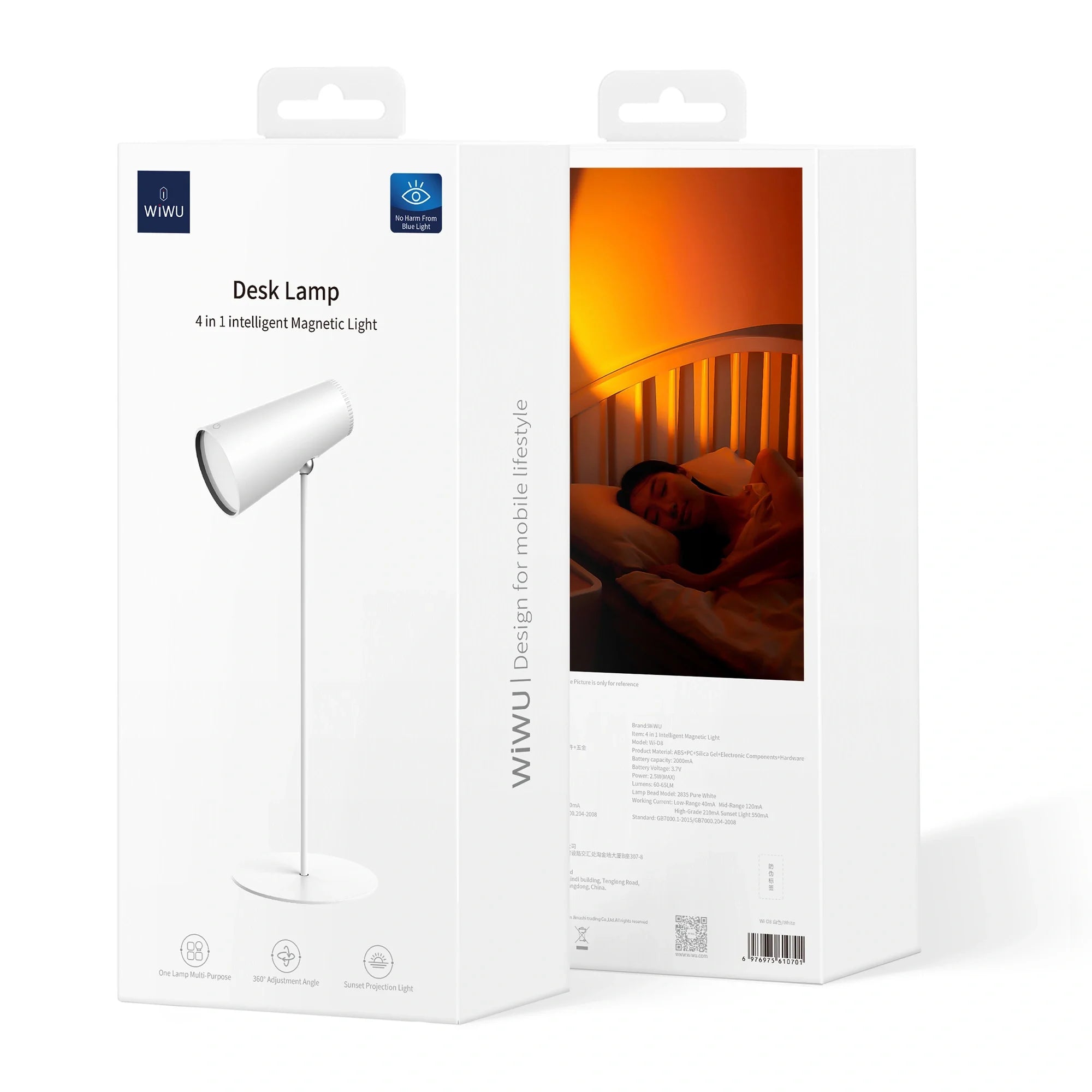 Wiwu 4 in 1 desk lamp wi-d8