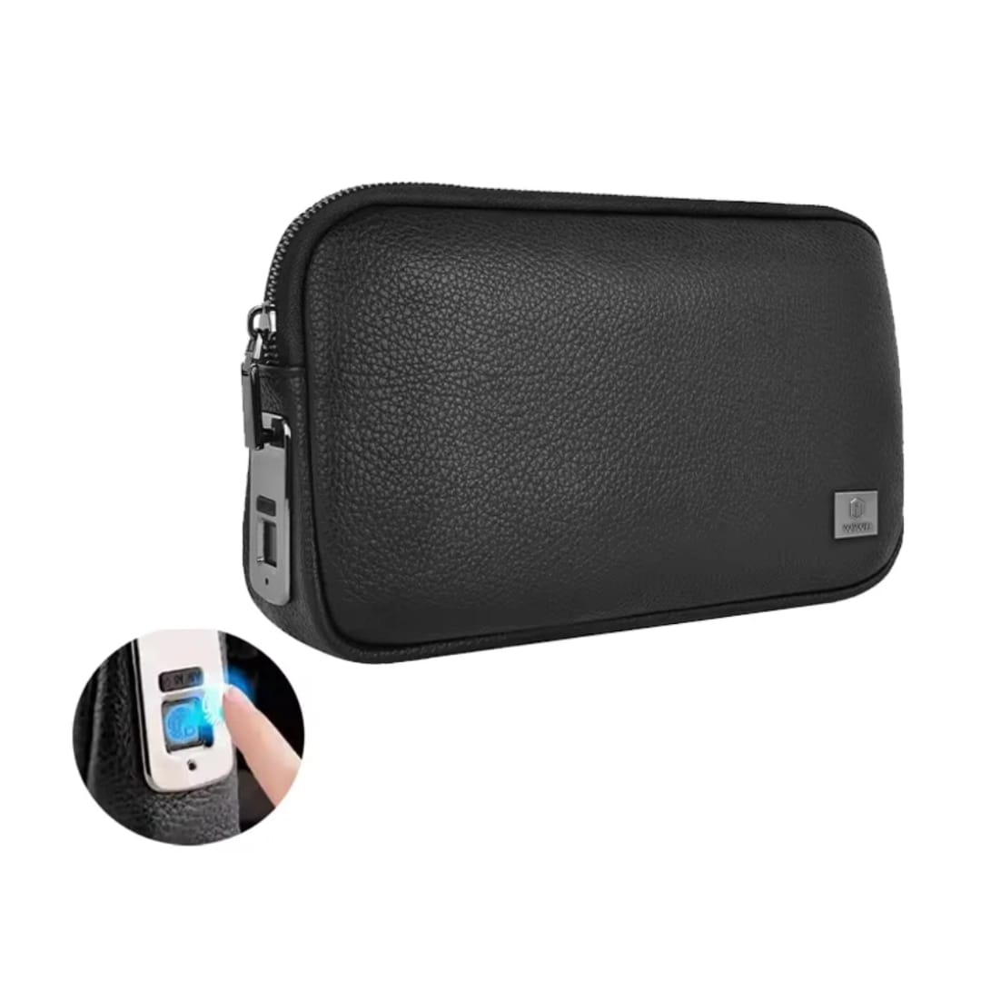 Alpha fingerprint hand pouch
